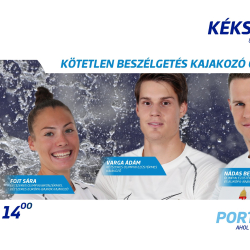 Port Presszó - kötetlen beszélgetés olimpikon kajakosainkkal